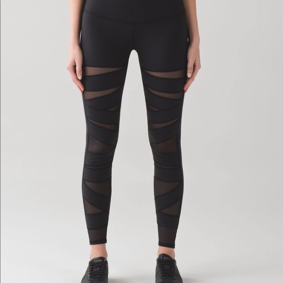 Lululemon wunder under (hi rise) tech mesh - Picture 1 of 6